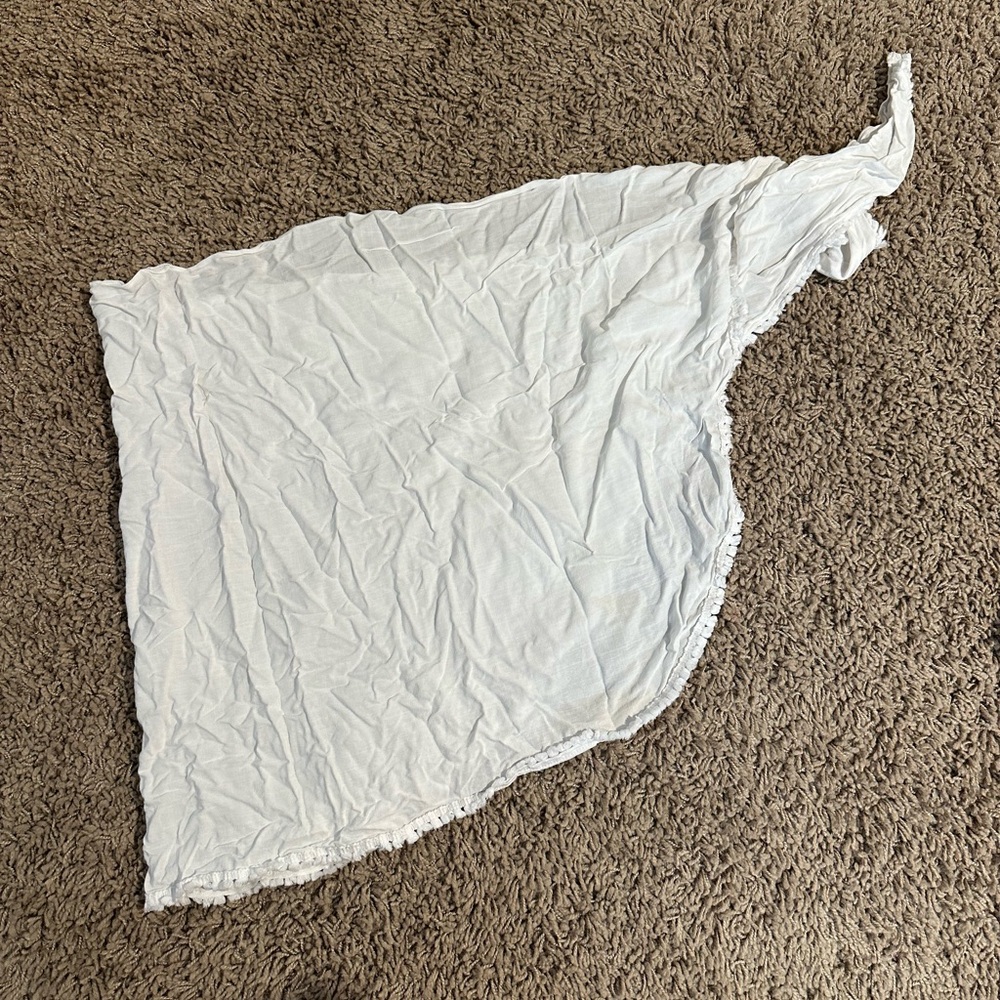 Elegant White Swim Sarong
